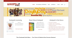 Desktop Screenshot of godspell.com